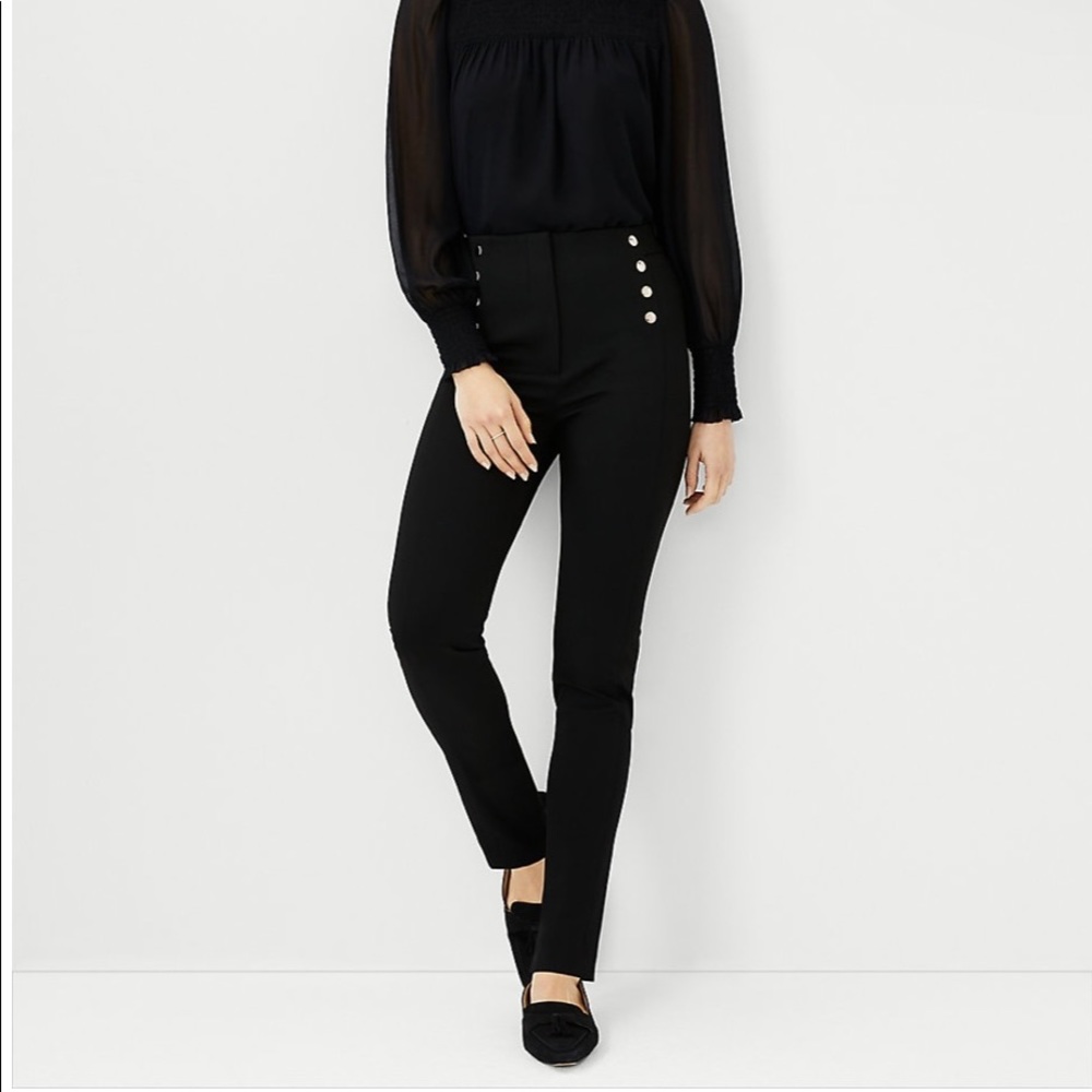 Ann Taylor The Admiral Pant in Bi-stretch
